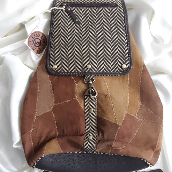 Vaan & Company Handbags - Vaan & Co. Trek Patchwork Leather Backpack